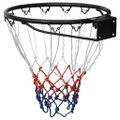 vidaXL Basketbalový kôš čierny 39 cm oceľ