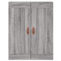 vidaXL Vysoká skrinka sivý dub sonoma 69,5x34x180 cm spracované drevo