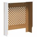 vidaXL Kryt na radiátor biely 78 cm MDF