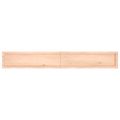 vidaXL Kúpeľňová doska 200x30x(2-4) cm neošetrený masív