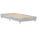 vidaXL Posteľný rám bez matraca sivý sonoma 90x190 cm kompozitné drevo