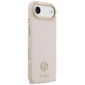 Puzdro Guess Grained Strass Logo MagSafe pre iPhone Air ružová