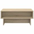 vidaXL Konferenčný stolík Sonoma dub 80 x 46 x 35 cm Kompozitné drevo
