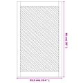 vidaXL Dvere skrinky mriežkový dizajn 2 ks 59,5x99 cm masív borovica