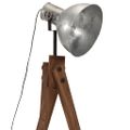 vidaXL Podlahová lampa 25 W starožitná strieborná 45x45x120 cm E27