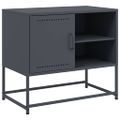 vidaXL TV skrinka antracitová 68x39x60,5 cm oceľ