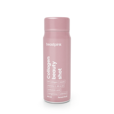 Kolagénový Beauty Shot - BeastPink, lesné ovocie, 60 ml
