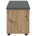 vidaXL Predsieňová lavica Remeselný Dub 100 x 38 x 46 cm
