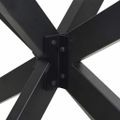 vidaXL Noha konferenčného stolíka v tvare pavúka, antracitová, 98x58x(42-43) cm, oceľ