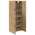 vidaXL Highboard 2 ks Remeselný dub 69,5 x 34 x 180 cm