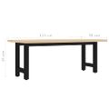 vidaXL Lavica 115x40x45 cm borovicové drevo
