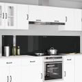 vidaXL Kuchynský obklad 2 ks Čierna 120 x 50 cm tvrdené sklo