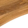 vidaXL Stolová doska so zakrivením 100x80x2,5 cm surový mangový masív