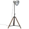 vidaXL Podlahová lampa 25 W starožitná strieborná 75x75x90-150 cm E27