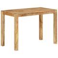 vidaXL Jedálenský stôl 110x55x76 cm masívne mangové drevo