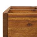 vidaXL Vyvýšený záhradný záhon na bylinky, akáciový masív 60x60x15 cm