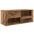 vidaXL TV skrinka 100 x 35 x 40 cm Staré drevo Kompozitné drevo