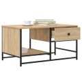 vidaXL Konferenčný stolík dub sonoma 85,5x51x45 cm kompozitné drevo