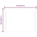 vidaXL LED kúpeľňové zrkadlo 50x70 cm