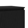 vidaXL TV skrinka 140 x 38,5 x 36 cm Čierny dub Kompozitné drevo