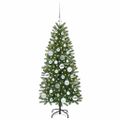 vidaXL Umelý vianočný stromček Zelená 120 cm PE a PVC