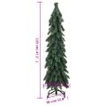 vidaXL Umelý osvetlený vianočný stromček s 60 LED 120 cm
