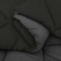 vidaXL Letná prikrývka 240 x 200 cm Leto 200 gsm Čierna a antracit