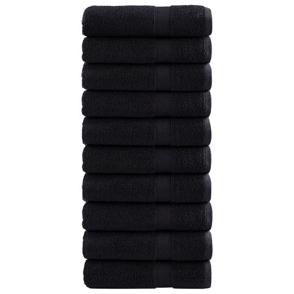 vidaXL Prémiové osušky SOLUND 10 ks fialové 100x150 cm 600 g/m2