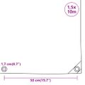 vidaXL Plachta antracitová 1,5x10 m 650 g/m²