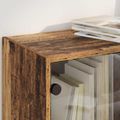 vidaXL Highboard Staré drevo 68 x 37 x 142 cm Kompozitné drevo