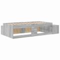 vidaXL Rám postele s úložným prostorem Sivý Sonoma 80 cm