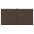 vidaXL Nástenné panely 12 ks hnedé 30x15 cm látkové 0,54 m²