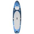 vidaXL Nafukovací Stand up paddleboard, morská modrá 300x76x10 cm