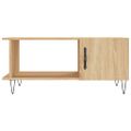 vidaXL Konferenčný stolík dub sonoma 90x50x40 cm kompozitné drevo