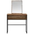 vidaXL Toaletný stolík Staré drevo 81 x 40 x 131 cm Kompozitné drevo