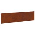 vidaXL Slimáková ohrada 100 x 3,5 x 25 cm Poveternostne odolná oceľ