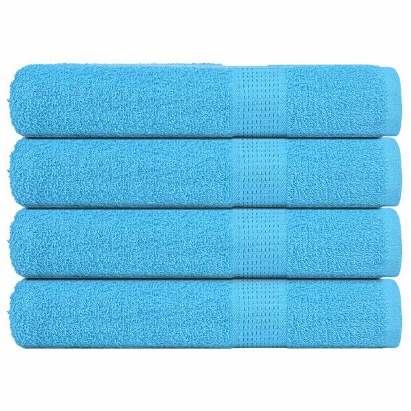 vidaXL Uteráky FROGN 4 ks tyrkysové 100x200 cm 360 g/m²