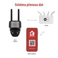 Kamera EMOS IP-1200G WASP /H4167/ GoSmart vonkajšia batériová kamera s WiFi a solárnym panelom