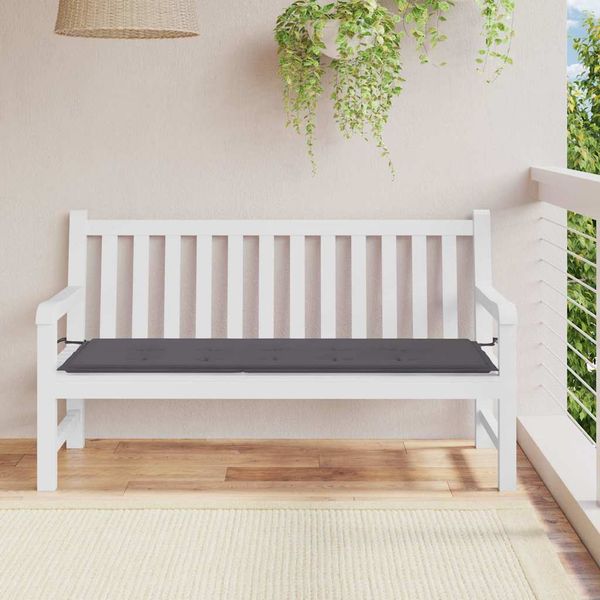 vidaXL Podložka na záhradnú lavičku 150x50x3 cm, oxfordská látka