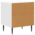 vidaXL Nočný stolík 2 ks Biela s vysokým leskom 43 x 34,5 x 47,5 cm