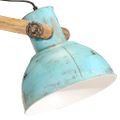 vidaXL Podlahová lampa 25 W šmuhovaná modrá 33x25x130-150 cm E27