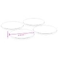 vidaXL Taniere na pizzu 4 ks Ø32x1,5 cm bambus