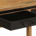 vidaXL Stôl 100x50x75 cm Masívne drevo hrubé mango