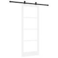 vidaXL Posuvné dvere ORKDAL 83 x 211 cm Biela a čierna