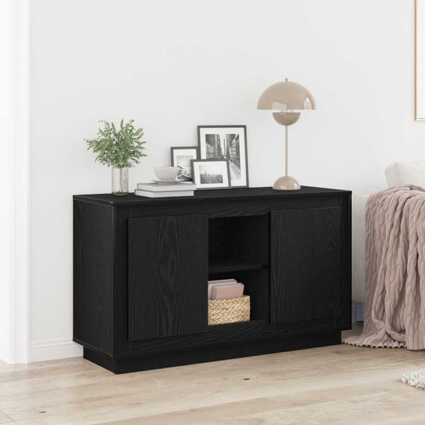 vidaXL Servírovacia skriňa Čierny dub 102 x 35 x 60 cm