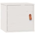 vidaXL Nástenné skrinky 2 ks biele 31,5x30x30 cm masívna borovica