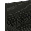 vidaXL Vešiak na stenu Nástenná montáž Čierny dub 40 x 10,5 x 18 cm