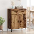 vidaXL Servírovacia skriňa Staré drevo 69,5 x 34 x 90 cm