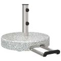 vidaXL Základňa pre slnečník Sivá Ø 45 x 37.5 cm Granite