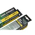 Stierače FLAT SET 610+410mm GREEN FAB III/RAP/CIT